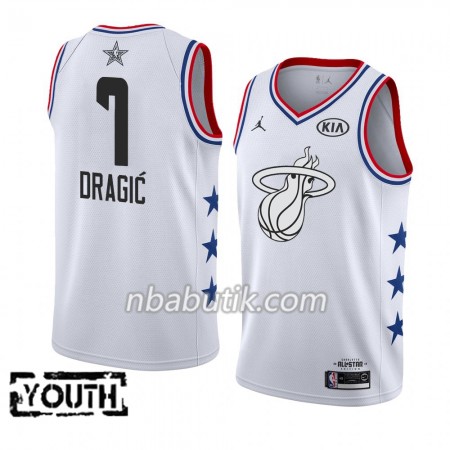 NBA Børn Trøje Miami Heat Goran Dragic 7 2019 All-Star Jordan Brand Hvid Swingman NBA Børn Trøje Miami Heat Goran Dragic 7 2019 All-Star Jordan Brand Hvid Swingman